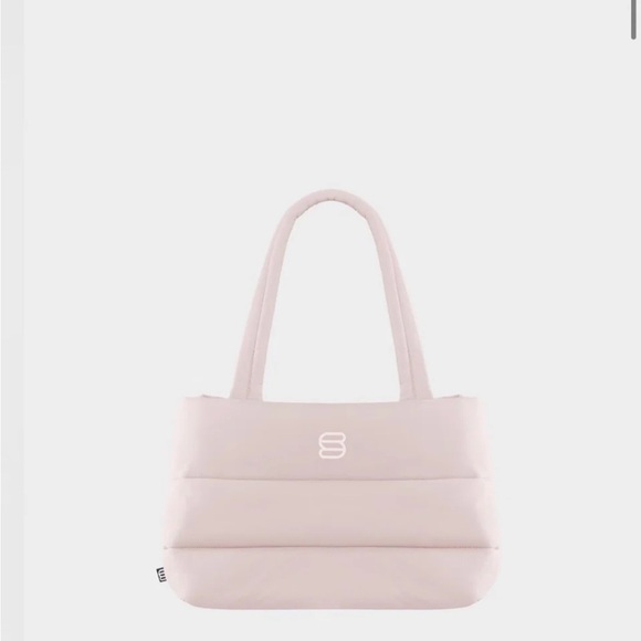 Aritzia Handbags - Aritzia The Super Puff™ Smaller Tote Bag - cliMATTE™ Mochi Pink